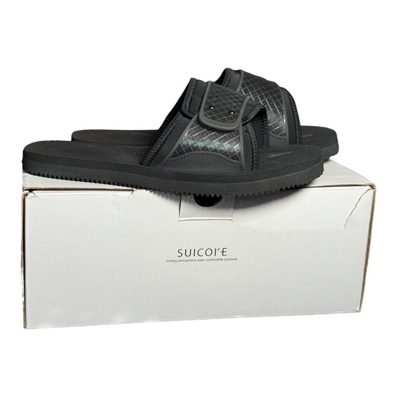 Suicoke OG-100/SIV Slides Sandals Black Size Women Size 8 - Picture 1 of 9